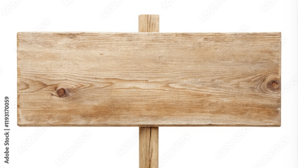Blank Rustic Wooden Signpost Ready for Your Message Blank Rustic Wooden Signpost Ready for Your Message