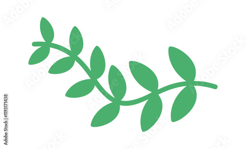 Green algae grass plant twig