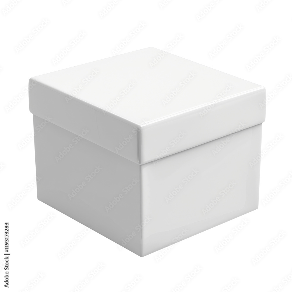 3d white gift box isolated on transparent or white background 3d white gift box isolated on transparent or white background