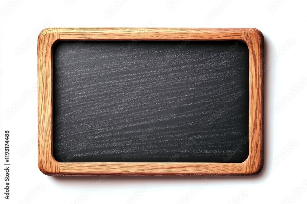 Empty chalkboard frame ready for educational messages or creative drawings in a classroom or office setting. Empty chalkboard frame ready for educational messages or creative drawings in a classroom or office setting.