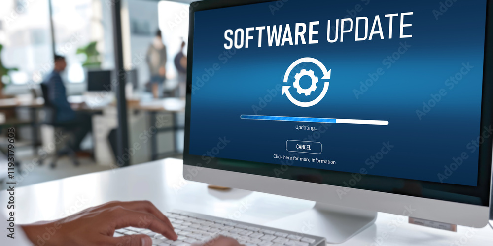 Software update on computer for brisk version of device software upgrade Software update on computer for brisk version of device software upgrade