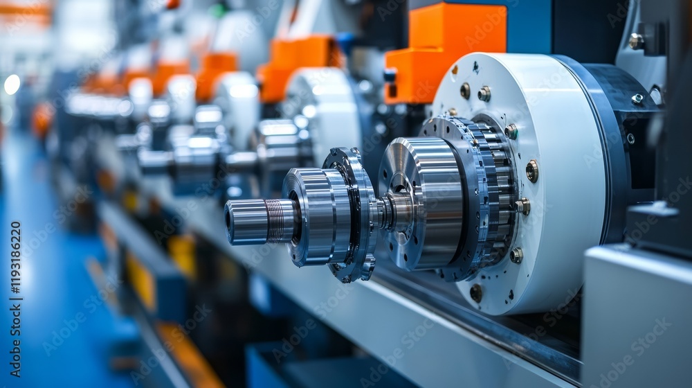 Fototapeta premium Close up of precision mechanical components