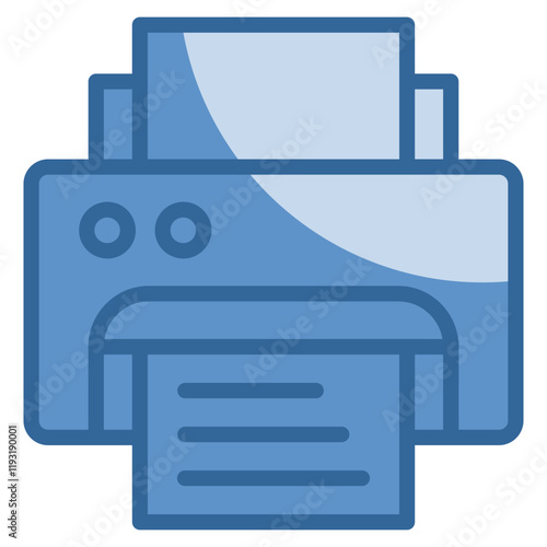 Print Icon Element For Design