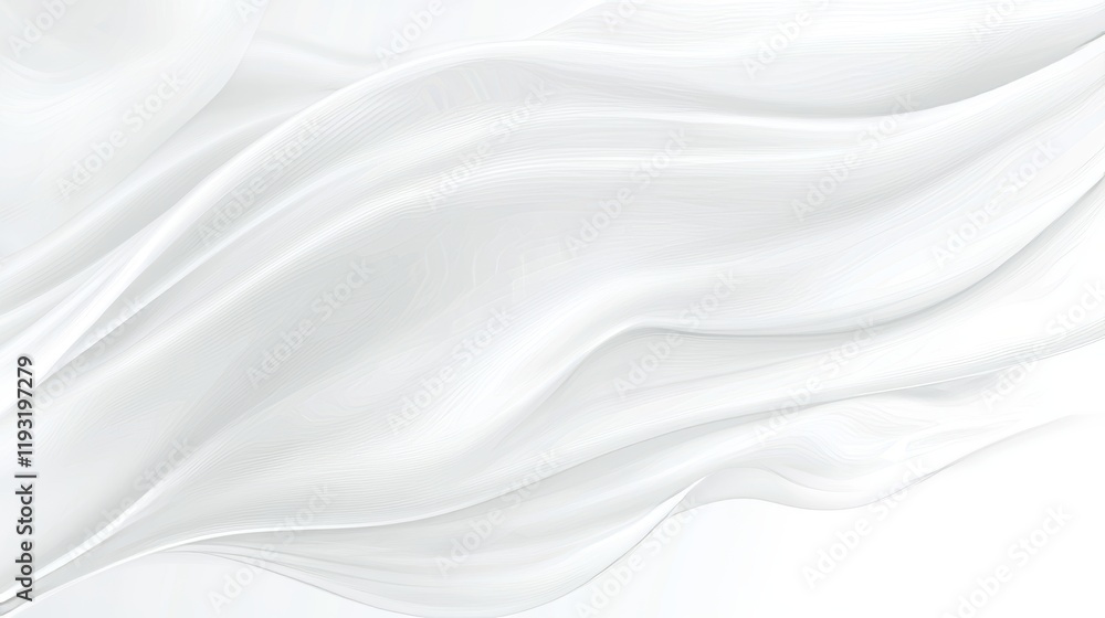 Obraz premium White abstract background featuring waves. Creative Architectural Concept