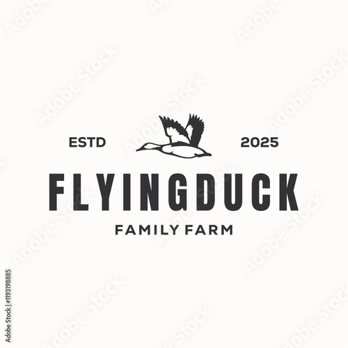 simple duck logo design