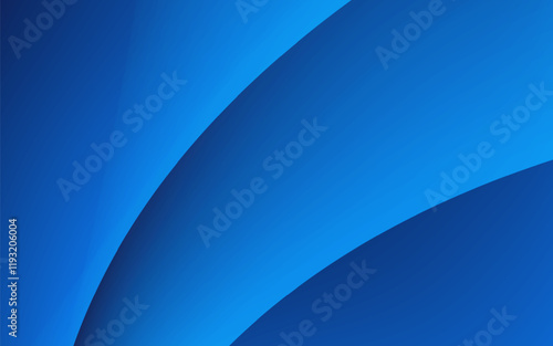 Abstract blue background curve design simple