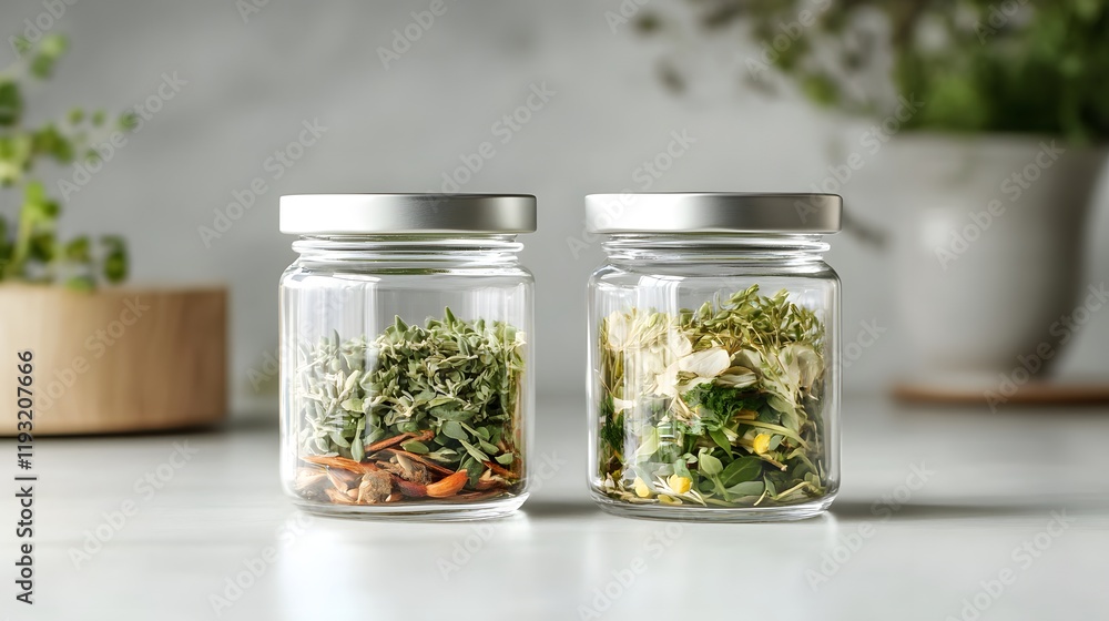 Dried Herbs in Glass Jars: A Culinary Delight Dried Herbs in Glass Jars: A Culinary Delight
