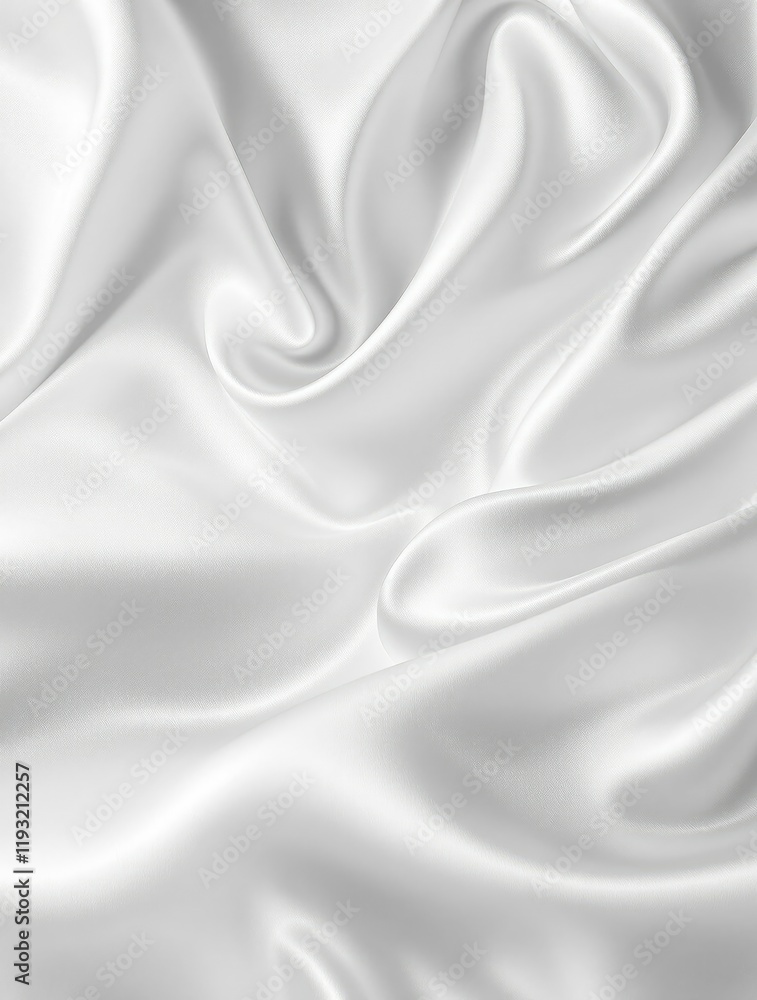 Fototapeta premium Abstract white and gray background with satin texture, web design, silk