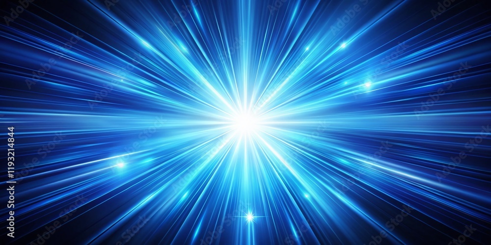 Abstract Blue Light Burst Background - High Resolution Stock Photo Abstract Blue Light Burst Background - High Resolution Stock Photo