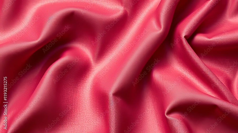 Luxurious draped fabric texture in rich burgundy with subtle sheen and folds Luxurious draped fabric texture in rich burgundy with subtle sheen and folds