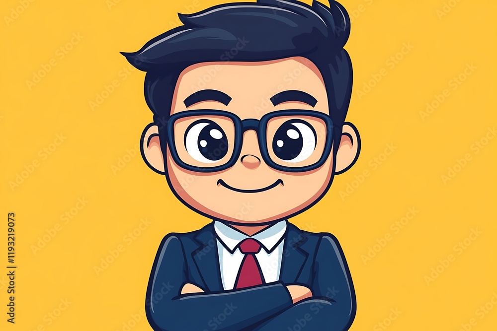 Confident Businessman Avatar in Suit1 Confident Businessman Avatar in Suit1