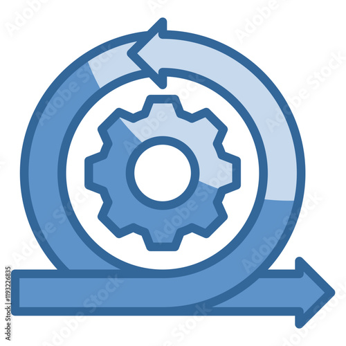 Agile Methodology Icon Element For Design