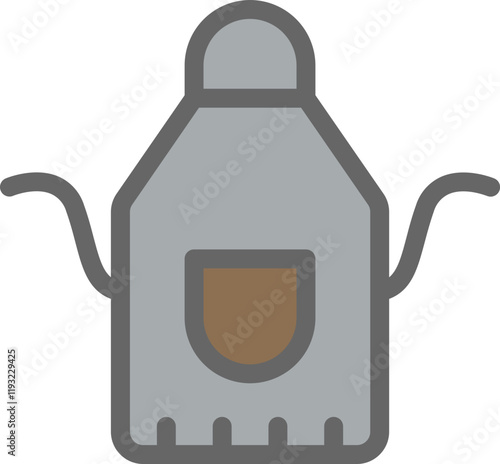 Colorful Cafe Theme Coffee Icon Illustration Symbol