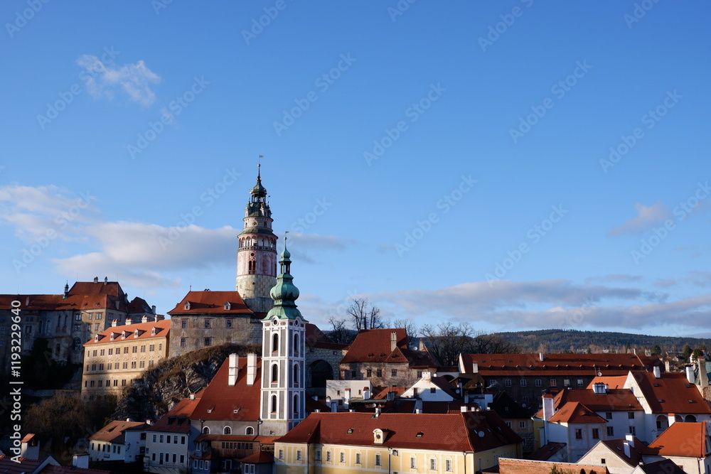 Fototapeta premium view of the town