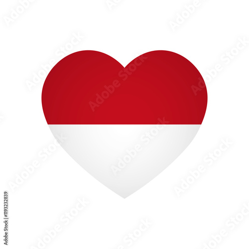 Free Download Monaco flag - rectangle colorful flag representing a country cultural identity and heritage. The essence of national pride and unity. Attached by the corners in a paper album - GFXLoad