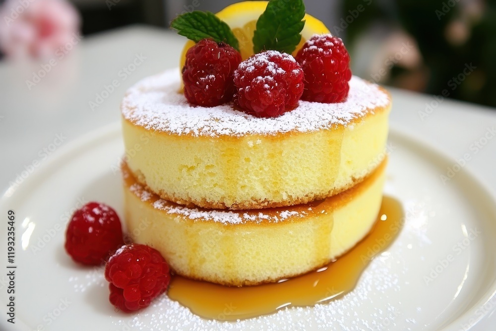 Indulging in a delicious layered cheesecake with raspberries cozy indoor setting gourmet dessert photography inviting atmosphere Indulging in a delicious layered cheesecake with raspberries cozy indoor setting gourmet dessert photography inviting atmosphere
