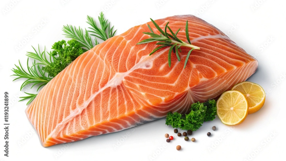 Salmon steak isolated on transparent background, top view
Salmon steak isolated on transparent background, top view