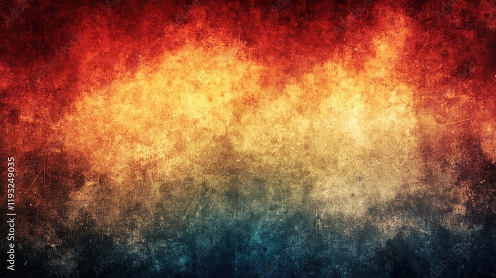 Obraz premium Abstract Colorful Background with Red, Orange, and Blue Hues