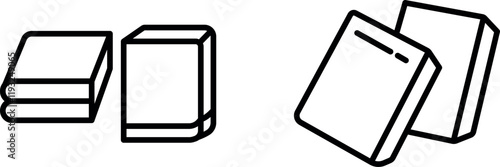 "Two Paper Books Icon Representing Knowledge, Learning, and Education for Reading, Study, and Academic Resources"