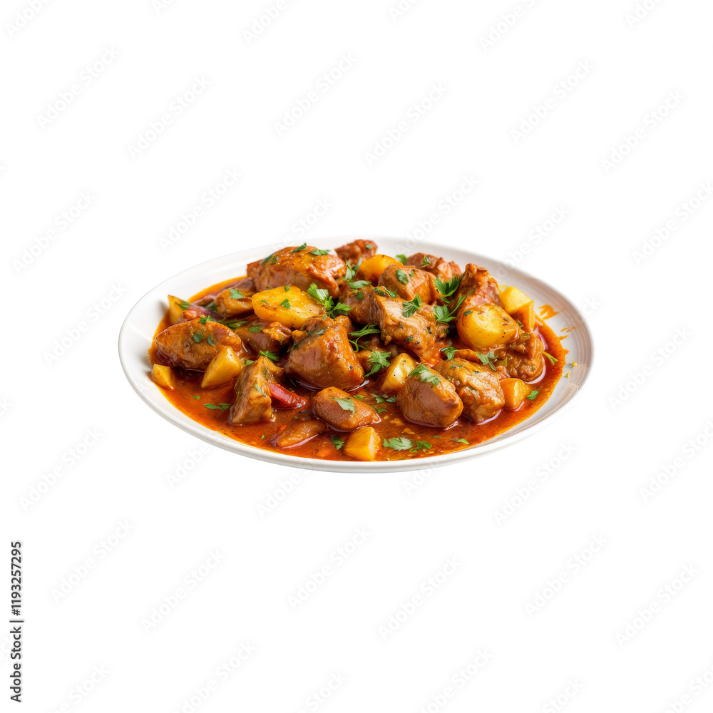 Spicy Beef Stew with Potatoes: A hearty, flavorful beef stew with tender chunks of beef, potatoes, and onions simmered in a rich, savory sauce. Spicy Beef Stew with Potatoes: A hearty, flavorful beef stew with tender chunks of beef, potatoes, and onions simmered in a rich, savory sauce.