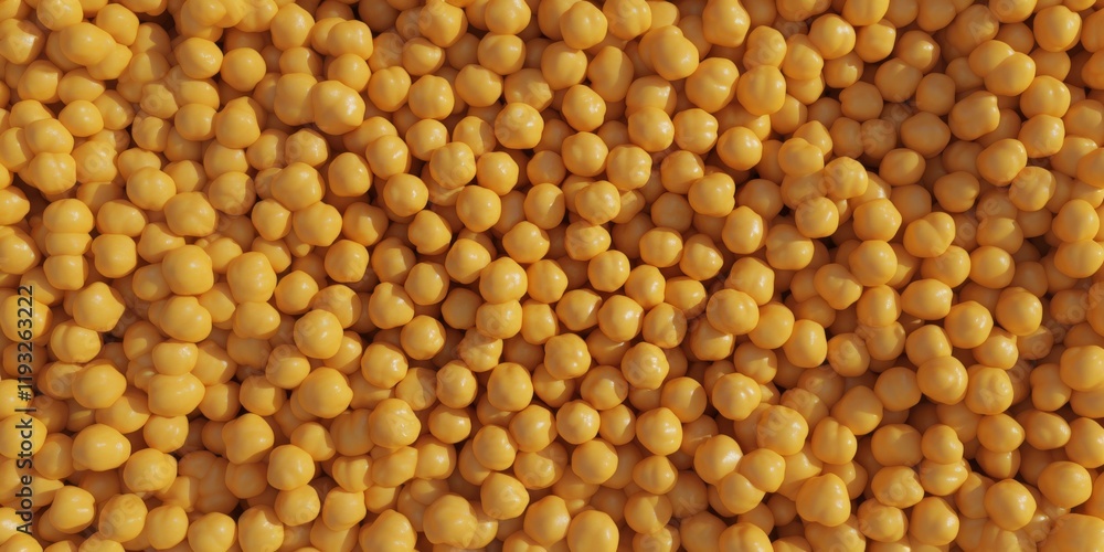 Golden yellow spheres create a captivating texture. Golden yellow spheres create a captivating texture.