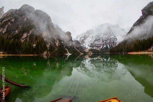 Pragser Wildsee or Prags Lake photo