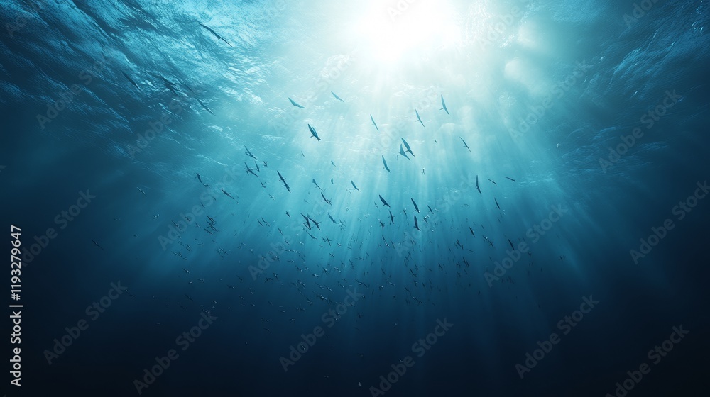 Fototapeta premium Deep sea light