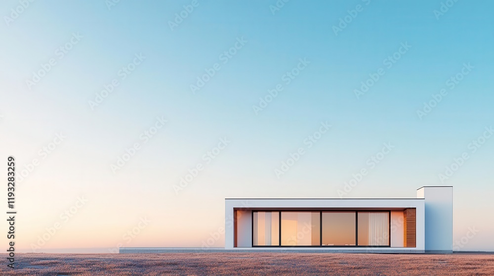 Passive house with large cantilevered roof, passive house, modern solar shading design