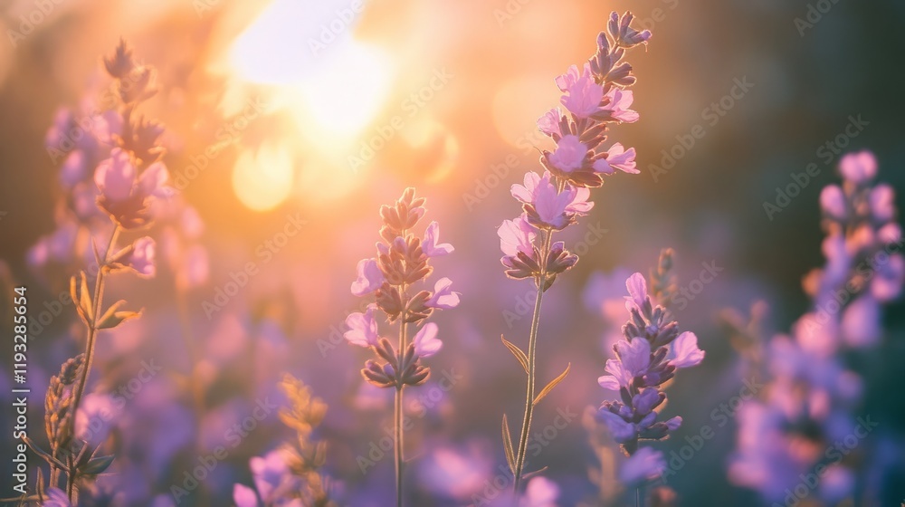 Naklejka premium flowers in the field