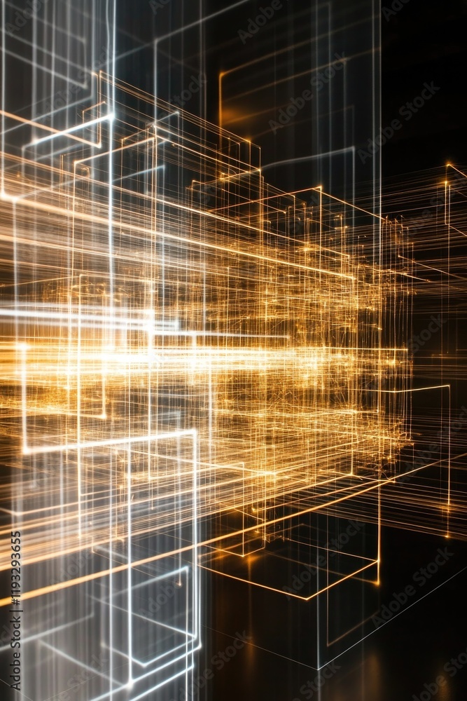 creative display of glowing lines forming complex lattice symbolizing breakthrough ideas and innovative design creative display of glowing lines forming complex lattice symbolizing breakthrough ideas and innovative design