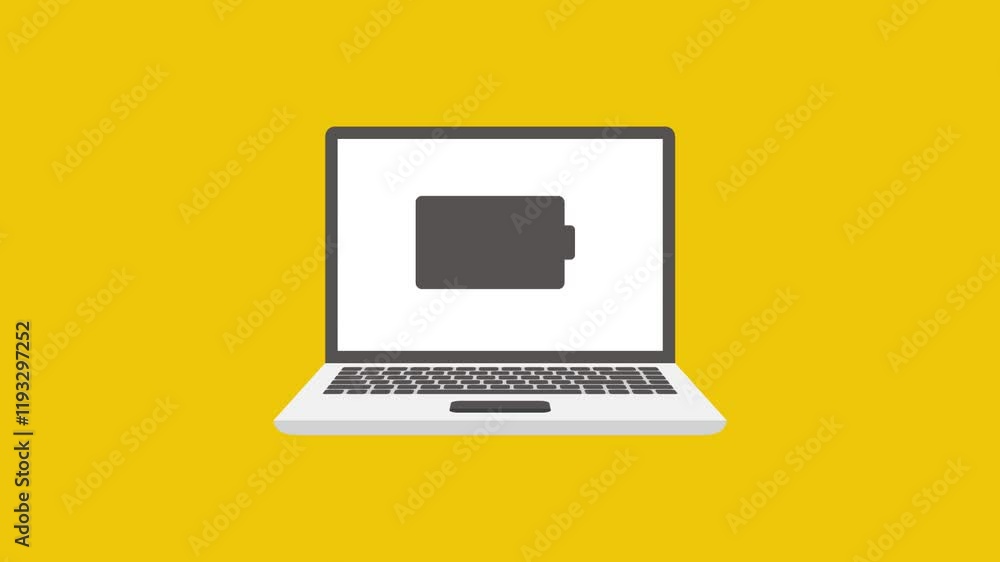 Laptop and damaged battery notification Laptop and damaged battery notification