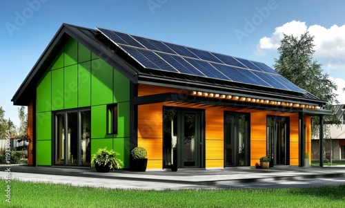 Modern Green and Orange Sol...