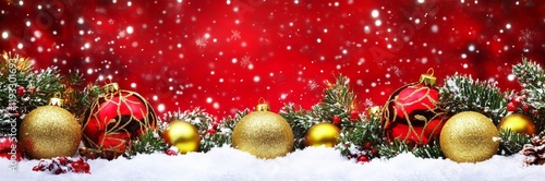 Red and Gold Christmas Orna...