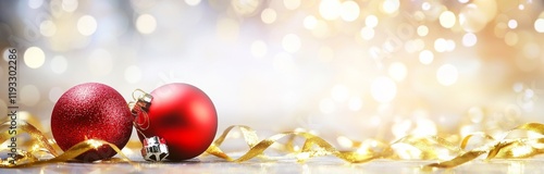 Two Red Christmas Ornaments...
