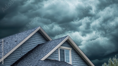 A roofing contractor inspects a homeâ€™s roof, providing an estimate for necessary repairs after a storm