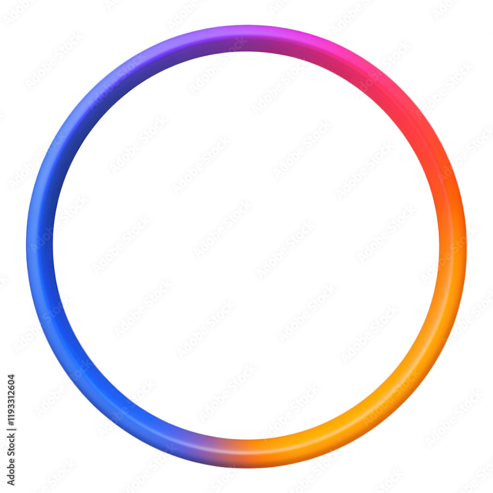 Colorful gradient circle design, white isolate background. Colorful gradient circle design, white isolate background.