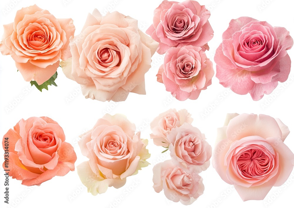 Roses in various shades Roses in various shades