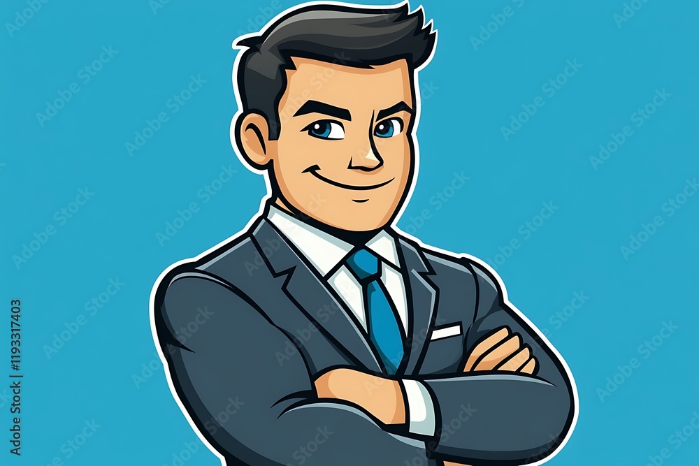 Smiling Businessman Portrait Professional and Friendly Smiling Businessman Portrait Professional and Friendly