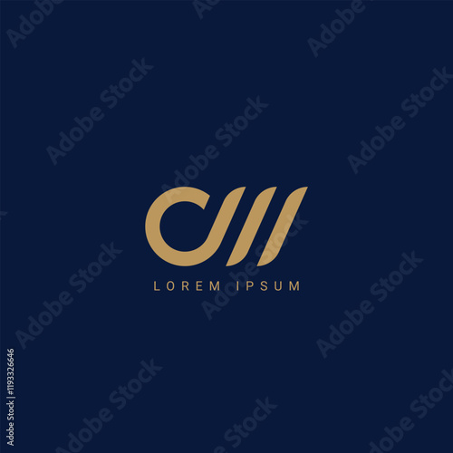Initial letter CW, WC modern monogram and elegant logo design, premium logo on luxury background