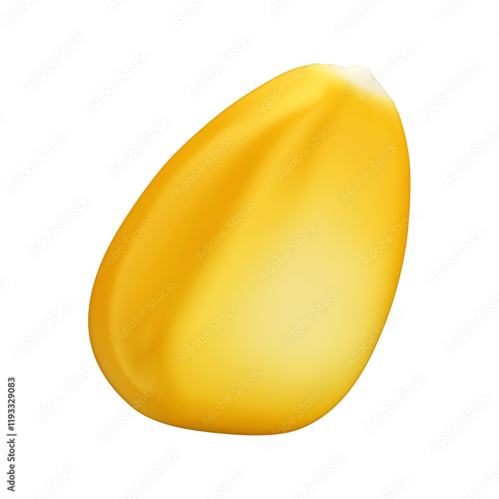 3D Asset Corn Kernel - Green Corn Seed for Planting or Eating with Isolated Background 3D Asset Corn Kernel - Green Corn Seed for Planting or Eating with Isolated Background