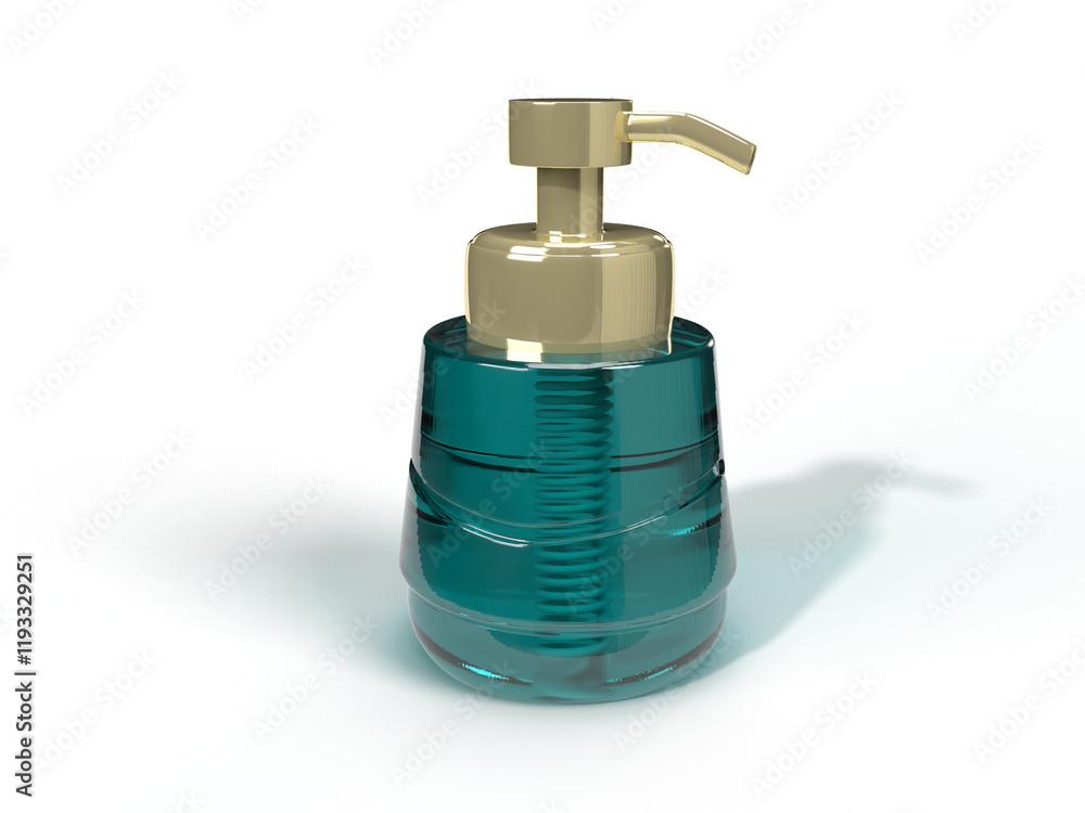 Fototapeta premium plastic bottle with liquid soap