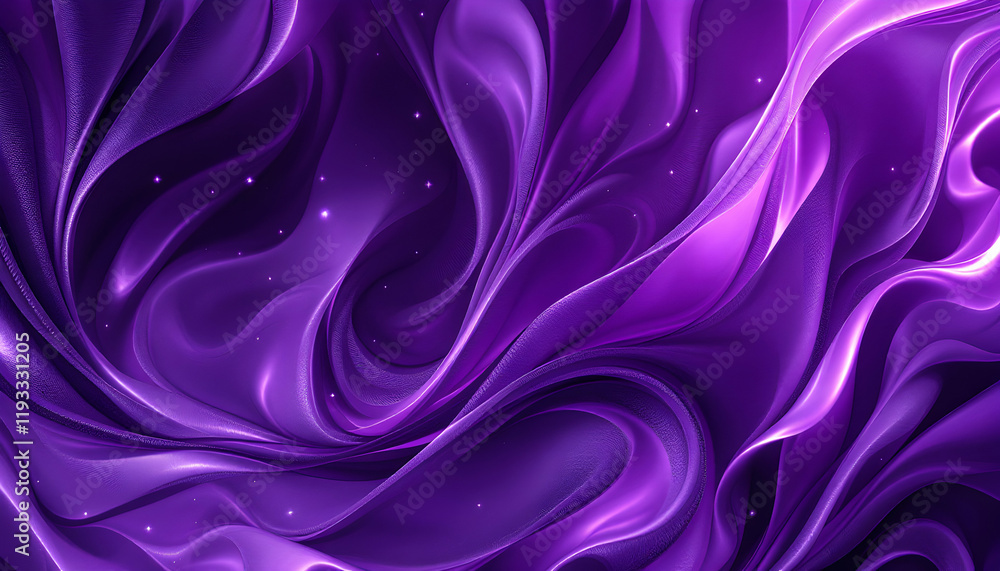 Obraz premium Abstract Purple Swirling Silk Background Image