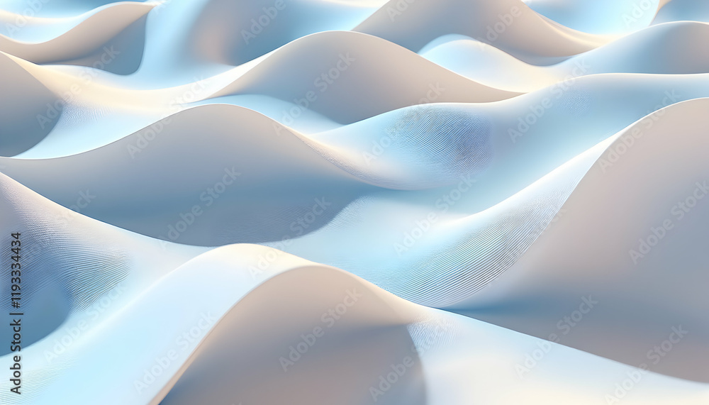Abstract Blue Wave Background Texture Image