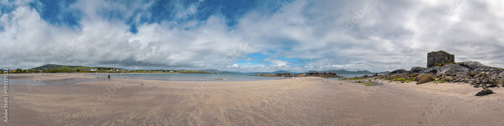 Panorama Strand bana scealg in Irland Panorama Strand bana scealg in Irland