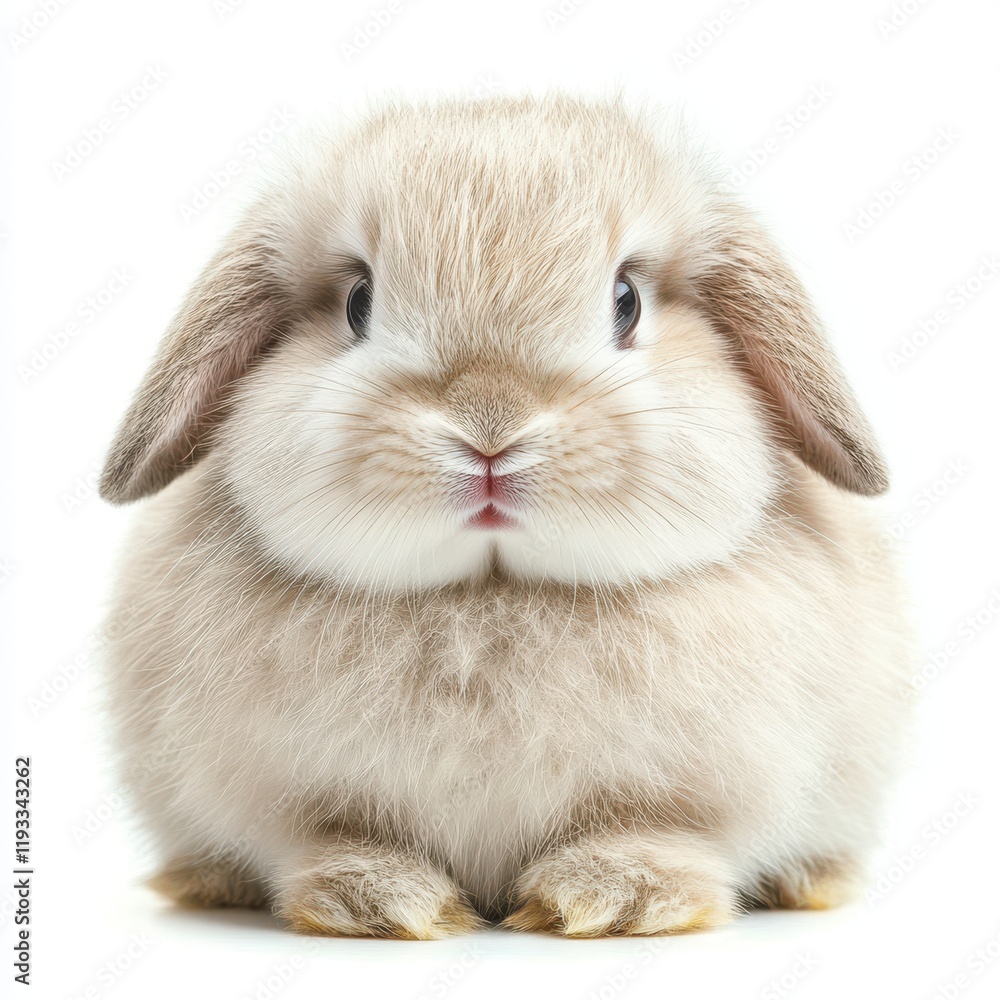 A small rabbit rests calmly on a clean, white surface, showcasing its soft fur and gentle demeanor in a serene setting. A small rabbit rests calmly on a clean, white surface, showcasing its soft fur and gentle demeanor in a serene setting.