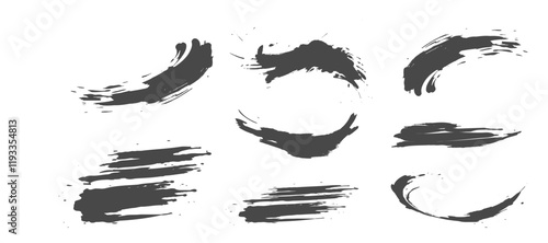 ブラシストローク素材