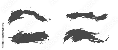 ブラシストローク素材