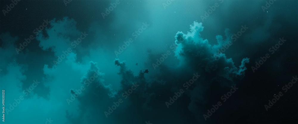 Fototapeta premium Turquoise panoramic banner background