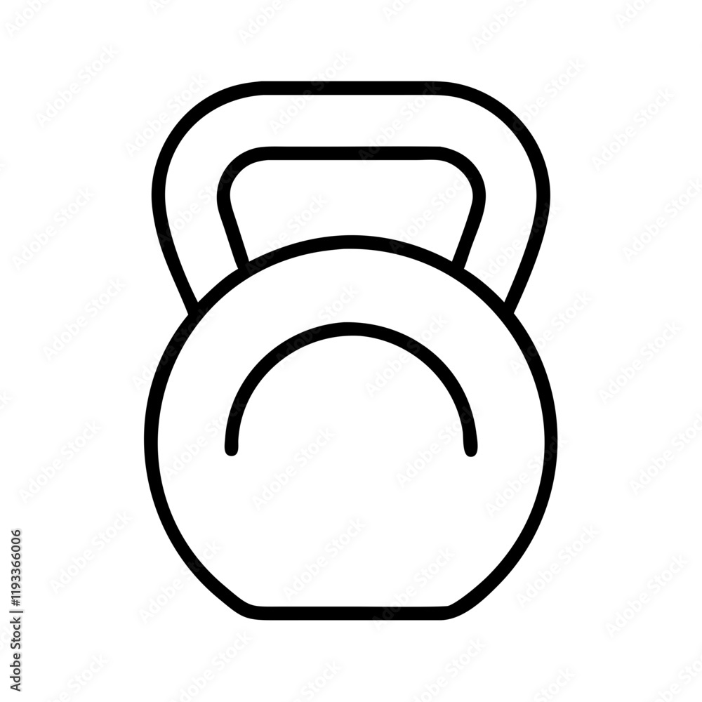 kettlebell icon, kettlebell line art - simple line art of kettlebell, perfect for kettlebell logos and icons and themed design kettlebell icon, kettlebell line art - simple line art of kettlebell, perfect for kettlebell logos and icons and themed design