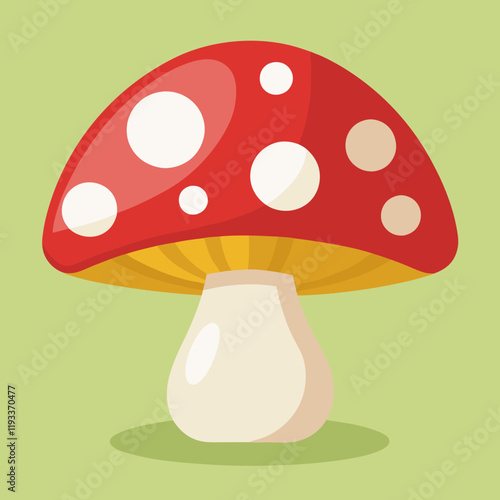 mushroom on a white background